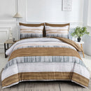Stripe Bellagio Bloomscape Quilt / Doona / Duvet Cover set