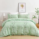 Green Alpine Botanical Quilt / Doona / Duvet Cover set