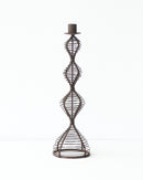casa-verde-wire-candlestick-dakar-antique-rust