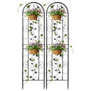 Garden Trellis Climbing Plant Support Patio Wire Lattice Grid Panel Stake Fence