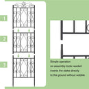 2 Pcs Large Metal Garden Trellis for Outdoor Yard & Patio