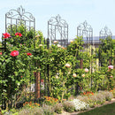 2 Pcs Large Metal Garden Trellis for Outdoor Yard & Patio