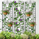 2 Pcs Large Metal Garden Trellis for Outdoor Yard & Patio
