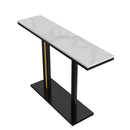 Heavy Duty Marble Entry Console Table Extra Large Sofa Table Accent Furniture