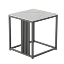 Premium Natural Marble Texture Side End Table Coffee Table Large Bedside Table