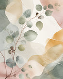 Eucalyptus Reverie Stretched Canvas Wall Art - Portrait - 60W x 80H cm