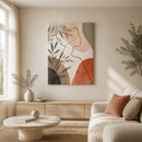 Quiet Muse Stretched Canvas Wall Art - Portrait - 40W x 50H cm