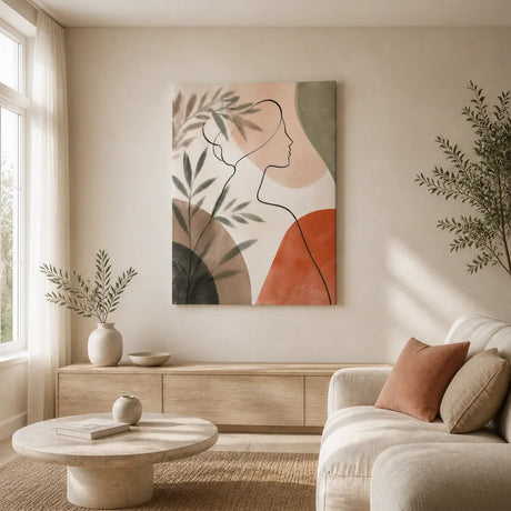 Quiet Muse Stretched Canvas Wall Art - Portrait - 60W x 80H cm