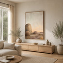 Stone and Sky Floating Frame Canvas Wall Art - Portrait - 60W x 120H cm - White