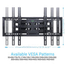 32"-65" Heavy Duty Wall Corner Tv Mount Articulating Premium Swing Arm Bracket