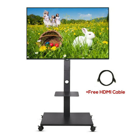 Heavy Duty Swivel Floor TV Stand Tall Corner TV Mount Stand for 32-70