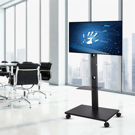 Heavy Duty Swivel Floor TV Stand Tall Corner TV Mount Stand for 32-70