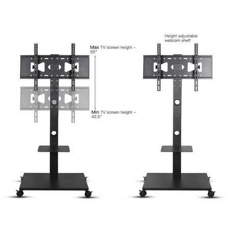 Heavy Duty Swivel Floor TV Stand Tall Corner TV Mount Stand for 32-70
