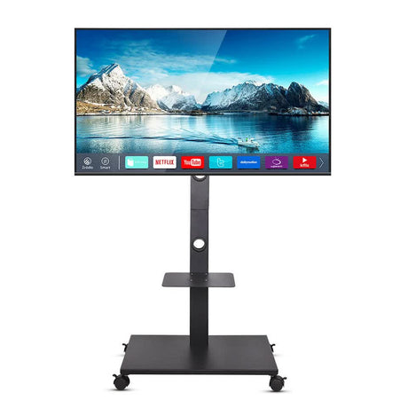Home Theatre/ School Display Stand Mobile Tv Trolley Floor Stand Bracket 32-70