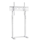 32-60 Inch TV Floor Stand Base - Universal Large TV Mount Holder Bracket - Adjustable Freestanding TV Stand for Living Room Bedroom - White