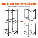 3 Tier 5 Gallon Water Bottle Holder Heavy Duty Single Row Water Jug Rack for 3 Bottles Kitchen Office Living Room Black