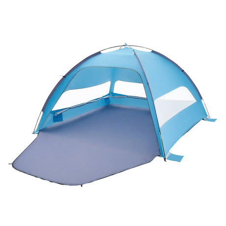 Beach Tent Sun Shelter for 6 Person, UPF 50+ Protection, Portable Sun Shade Canopy with Carrying Bag & Sand Pockets