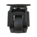 Leveling Casters, Set of 4, 1000 kg Total Load Capacity, 63.5 mm, 360 Degree Swivel Caster Wheels, Machine