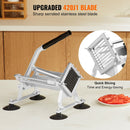 Commercial Vegetable Slicer 3/8 Inch Manual Fruit and Vegetable Cutter Stainless Steel Aluminum Alloy Slicing Machine with Non Slip Feet for Potatoes Onions Radishes Lemons