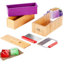 Soap Making Kit, 100 Bags and 105 Stickers, Soap Making Supplies DIY Kits for Adults