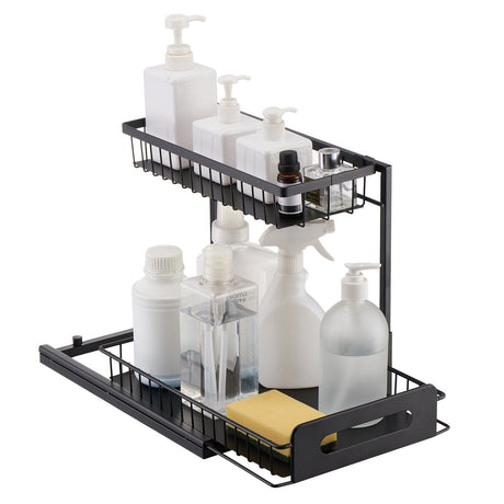 2-Tier Pull Out Cabinet Organizer, 10.7