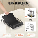 2-Tier Pull Out Cabinet Organizer, 10.7"W x 14.2"D, Under Sink Slide Out Drawer Storage, Wire Basket Sliding Shelf, Space-Saving Kitchen Cabinet Organizer