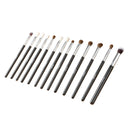 34-Piece Makeup Brush Set, Ergonomic Wood Handle, Travel-Friendly Case Included