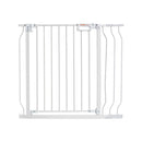 Baby Gate, 749-990 mm Extra Wide, 762 mm High, Dog Gate for Stairs Doorways and House, White