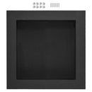 Shower Niche Ready for Tile 40.64 x 40.64 cm, Single Shelf Organizer, Square Corners Wall-inserted Niche Recessed, Black