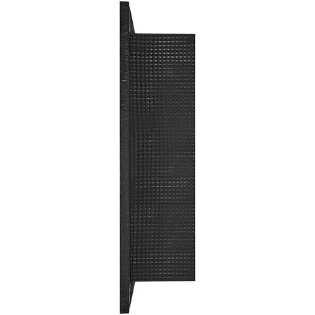 Shower Niche Ready for Tile 40.64 x 40.64 cm, Single Shelf Organizer, Square Corners Wall-inserted Niche Recessed, Black