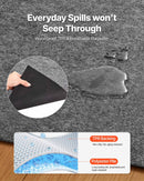 Rug Pad 2.44 x 1.52 m, Non-slip Carpet Area Pad, Finishes, Keeps Carpets in Place