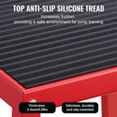 Plyometric Jump Box, 18 Inch Plyo Box, Steel Plyometric Platform and Jumping Agility Box, Red