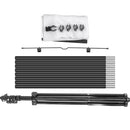 Tripod Projector Screen with Stand 254 cm 4K HD 16:9 Home Cinema Portable
