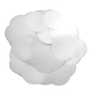 500 Sets 1.25 inch 32mm Pin Back Button Parts, Plastic/Metal Button, Clear Film, Machine NOT Included