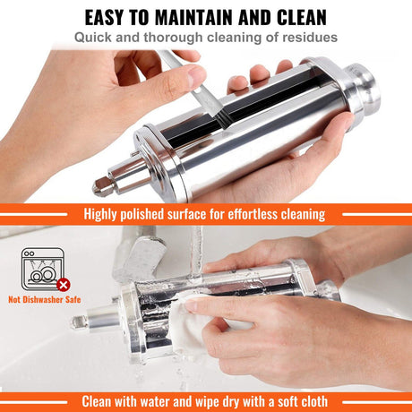 Pasta Attachment for KitchenAid Stand Mixer, Pasta Maker Machine Accessory with 8 Adjustable Thickness Knob