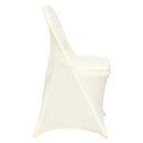 Stretch Spandex Folding Chair Covers, for Wedding, Holiday, Banquet, Party, Celebration, Dining (30PCS Ivory White)