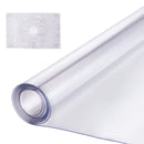 Plastic Table Cover, 48 x 48 Inch 1.5 mm Thick Clear Table Protector, Square PVC Desk Mat, Waterproof & Easy Cleaning Desk Pad Tablecloth, for Office Dresser Dining Room Table Night Stand