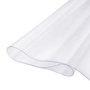 Plastic Table Cover, 48 x 48 Inch 1.5 mm Thick Clear Table Protector, Square PVC Desk Mat, Waterproof & Easy Cleaning Desk Pad Tablecloth, for Office Dresser Dining Room Table Night Stand