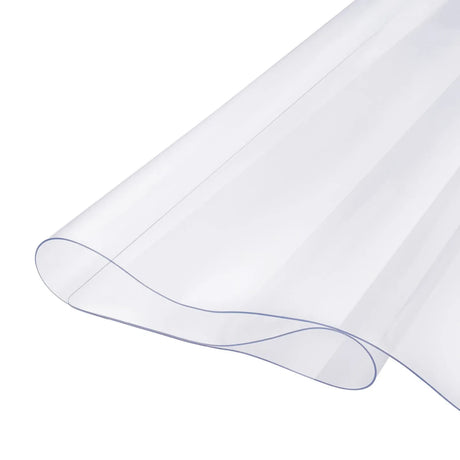 Plastic Table Cover, 48 x 48 Inch 1.5 mm Thick Clear Table Protector, Square PVC Desk Mat, Waterproof & Easy Cleaning Desk Pad Tablecloth, for Office Dresser Dining Room Table Night Stand