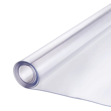 Plastic Table Cover, 48 x 48 Inch 1.5 mm Thick Clear Table Protector, Square PVC Desk Mat, Waterproof & Easy Cleaning Desk Pad Tablecloth, for Office Dresser Dining Room Table Night Stand