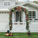 Rustproof Metal Garden Patio Arch Rose Arbour Archway Climbing Plant Trellis AU