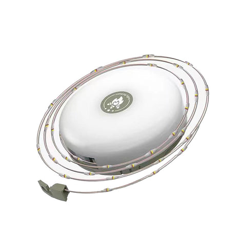 L828-10m LED Color Camping Light with Tape Measure & 2000mAh Battery - Super Long Battery Life, Multi-Function Tent, Emergency & Ambient Light