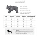 S Laser Adjustable Waterproof Reflective Dog Raincoat with Harness Design