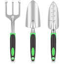 Orange 8-Piece Heavy-Duty Gardening Tool Set with Ergonomic Handles and Storage Bag