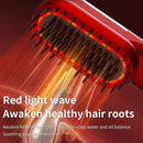 Purle Mini Rechargeable Ionic Hair Straightening Comb | Portable Wireless Vibration Massage Brush for Frizz-Free, Smooth Hair