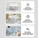 White 4.5L Rechargeable Pet Water Fountain for Cats & Dogs - Automatic Circulating Water Dispenser with Large Capacity