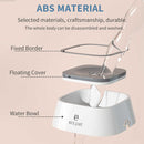 Blue Anti-Spill Floating Pet Water Bowl for Dogs and Cats - 1L Capacity, Splash-Proof and Anti-Wet Mouth Design