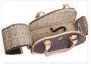 Portable Pet Travel Bag - Anti-Crush Dog Carrier for Outdoor Trips (L-42x29x18cm, Coffee Color)