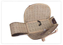 Portable Pet Travel Bag - Anti-Crush Dog Carrier for Outdoor Trips (L-42x29x18cm, Coffee Color)