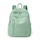Light Green Mini Nylon Multi-Compartment Backpack - Lightweight and Stylish Everyday Bag